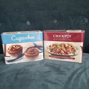 Crockpot and Cupcake Recipe Card Collections (Qty 2)